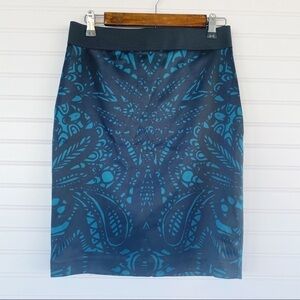 Express Green/Black midi Skirt New